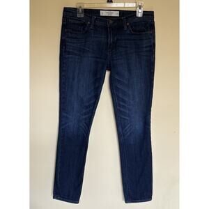 Abercrombie & Fitch Size 8 Perfect Stretch Low Rise Skinny Jeans Dark Wash W29